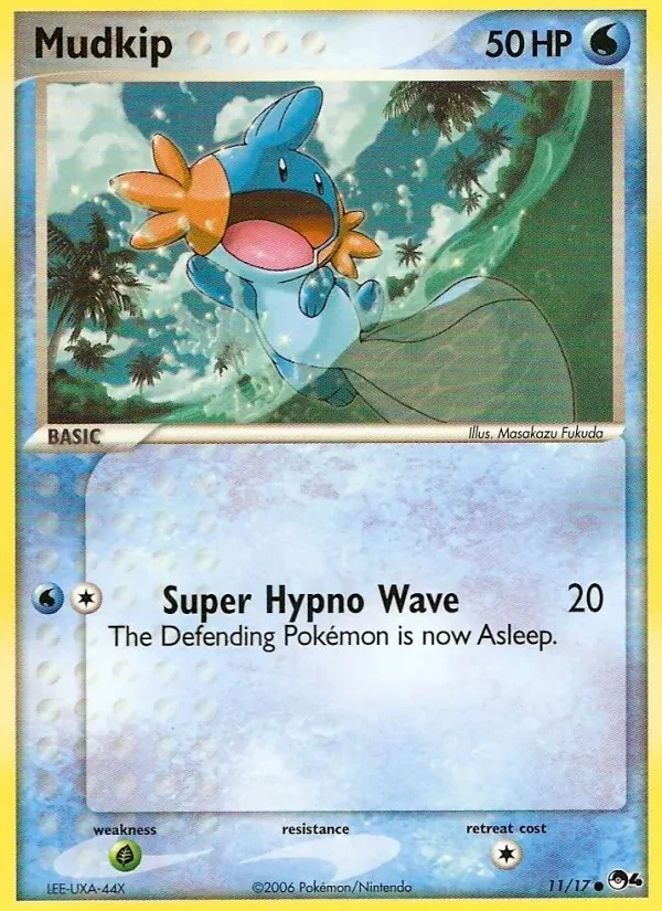 Mudkip 11/17 POP Series 4 Pokémon card