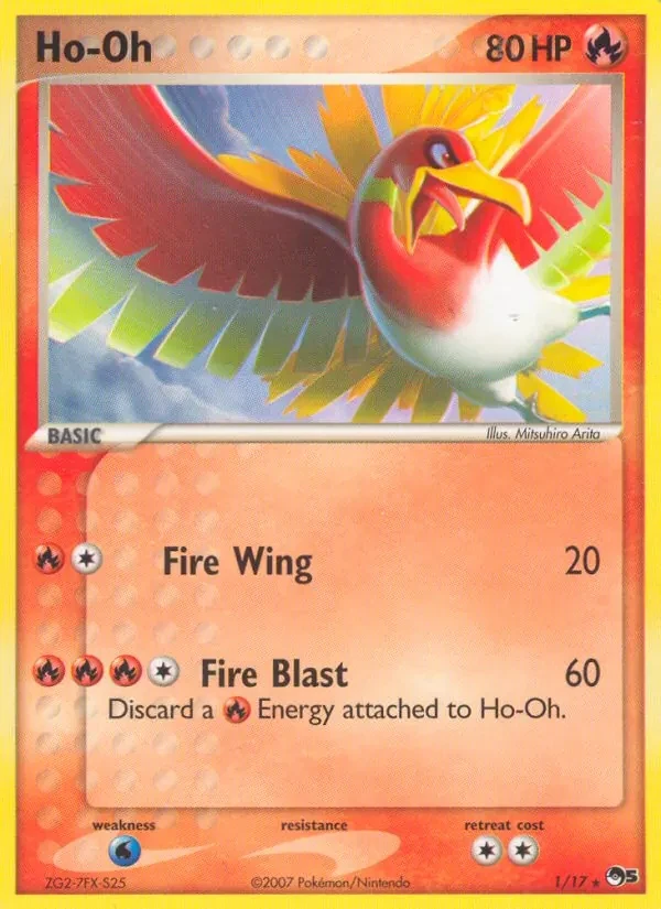 Ho-Oh 1/17 POP Series 5 Pokémon card
