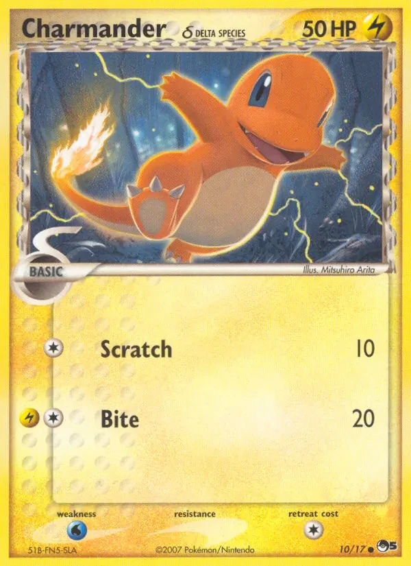 Charmander δ 10/17 POP Series 5 Pokémon card