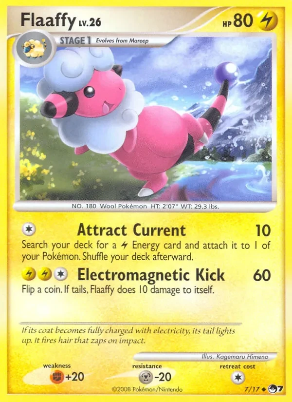 Flaaffy 7/17 POP Series 7 Pokémon card