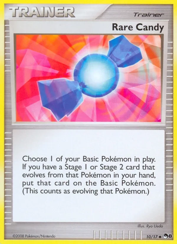 Rare Candy 10/17 POP Series 8 Pokémon card