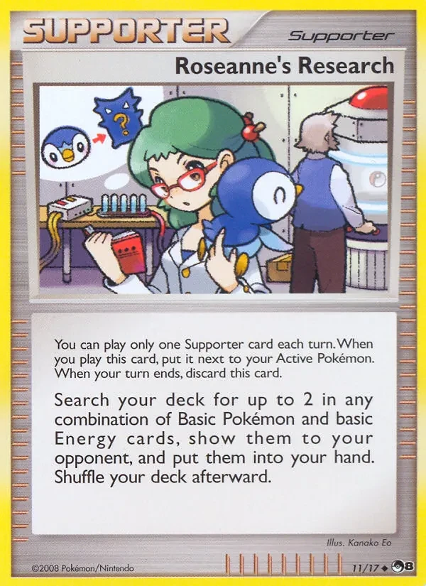 Roseanne’s Research 11/17 POP Series 8 Pokémon Karte
