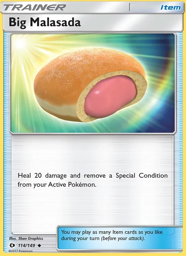 Big Malasada 114/149 Sun & Moon Pokémon card