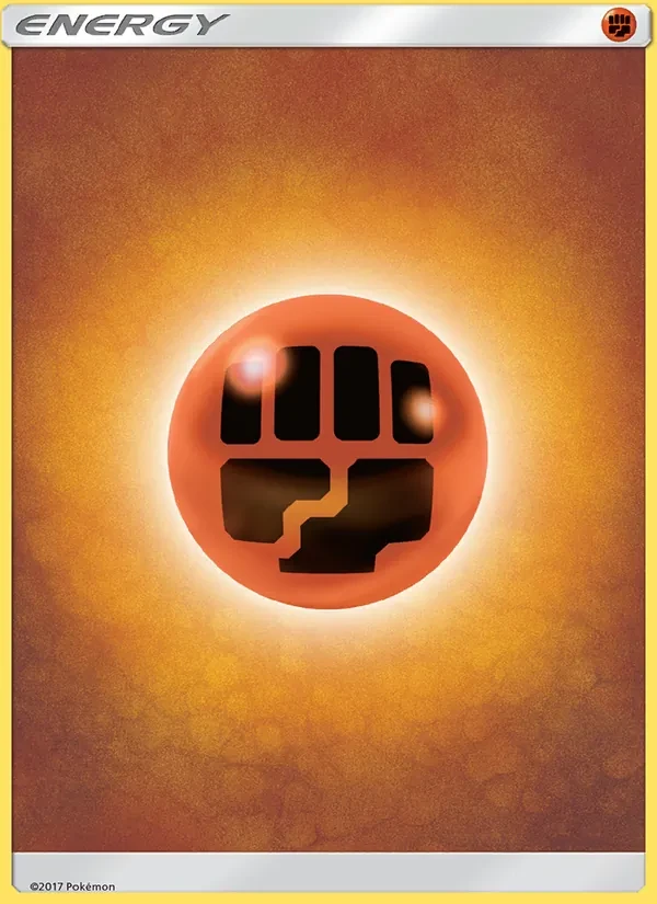 Fighting Energy 169/149 Sun & Moon Pokémon card