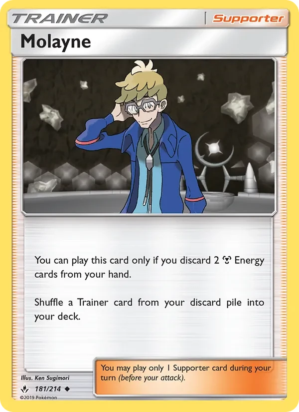 Molayne 181/214 Unbroken Bonds Pokémon card