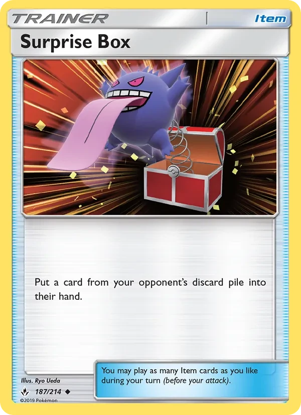 Surprise Box 187/214 Unbroken Bonds Pokémon card