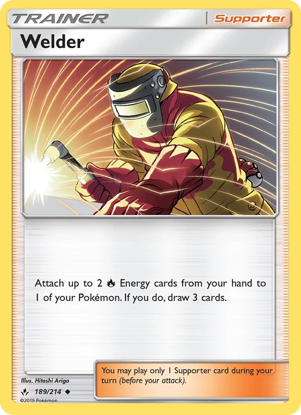 Welder 189/214 Unbroken Bonds Pokémon card