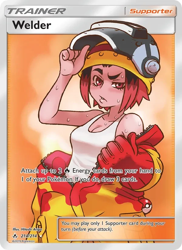 Welder 214/214 Unbroken Bonds Pokémon card