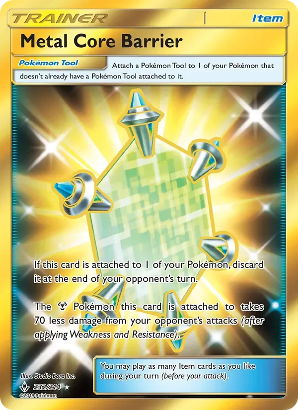 Metal Core Barrier 232/214 Unbroken Bonds Pokémon Karte