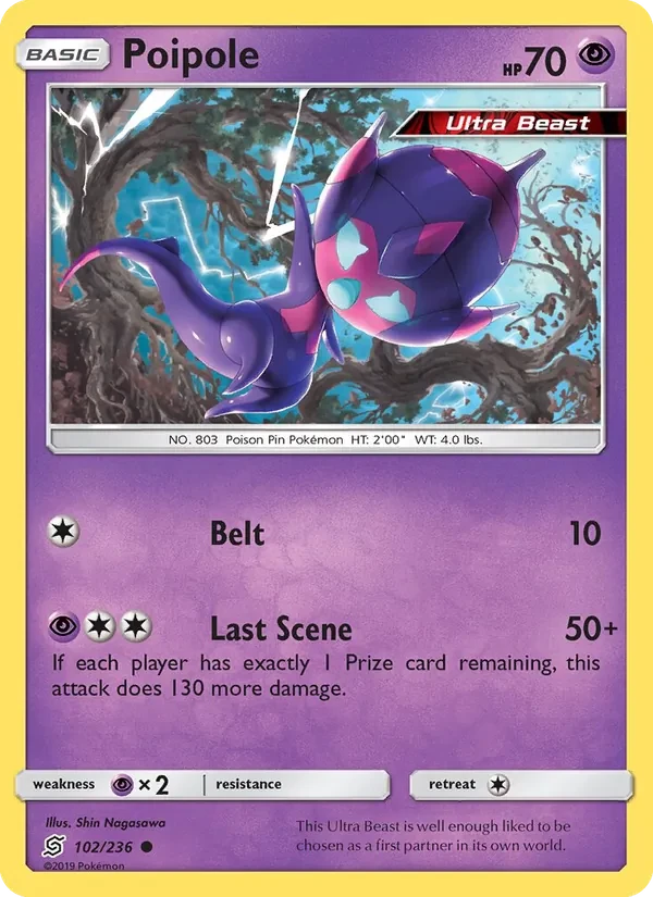 Poipole 102/236 Unified Minds Pokémon Karte