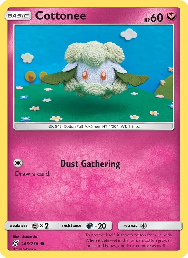 Cottonee 143/236 Unified Minds Pokémon card