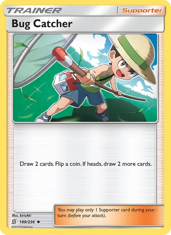 Bug Catcher 189/236 Unified Minds Pokémon card