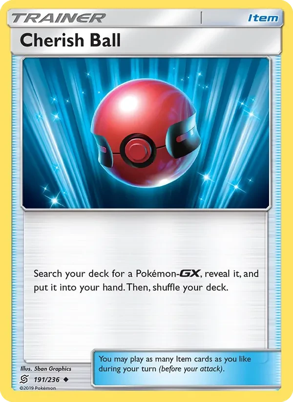 Cherish Ball 191/236 Unified Minds Pokémon Karte