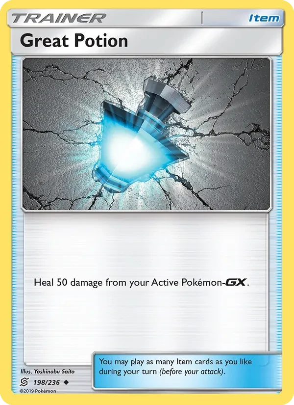 Great Potion 198/236 Unified Minds Pokémon card