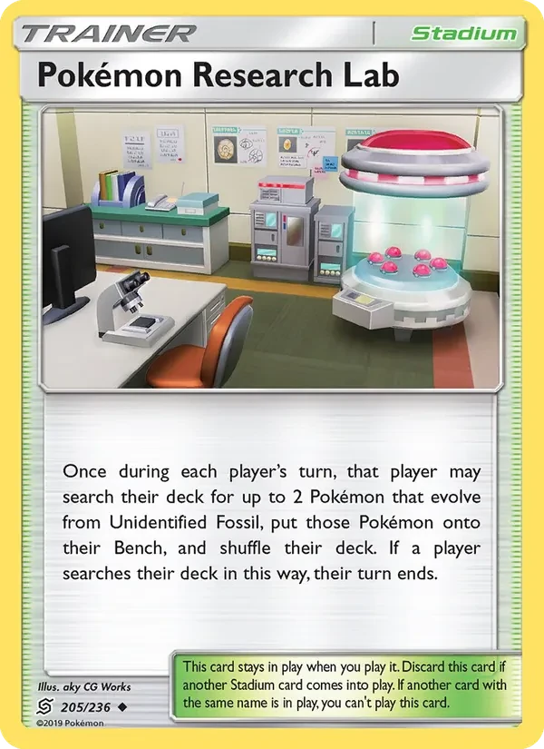 Pokémon Research Lab 205/236 Unified Minds Pokémon card