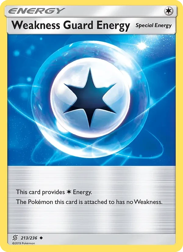 Weakness Guard Energy 213/236 Unified Minds Pokémon card