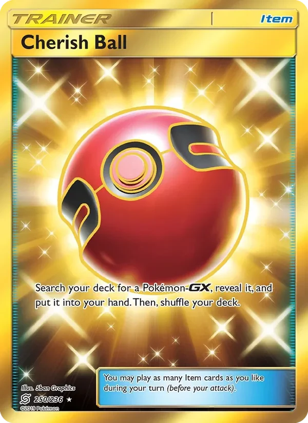 Cherish Ball 250/236 Unified Minds Pokémon card