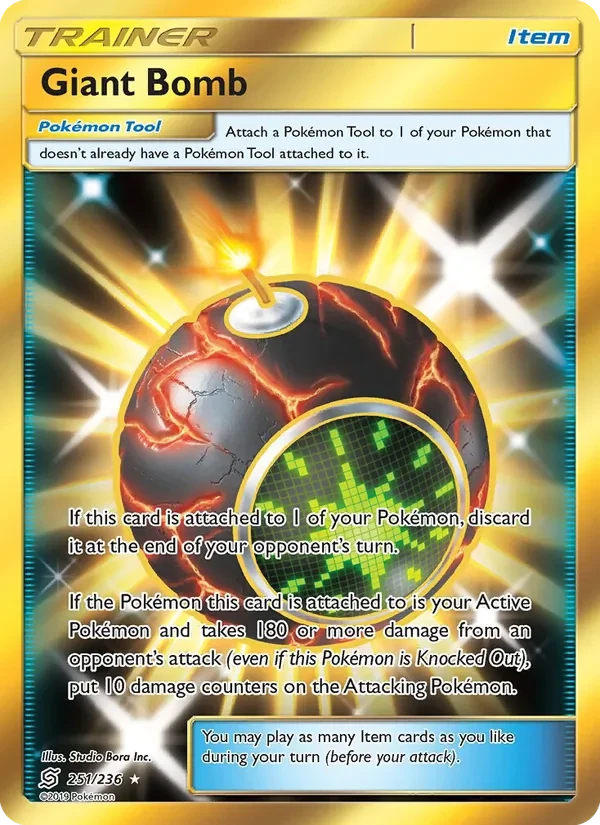 Giant Bomb 251/236 Unified Minds Pokémon card