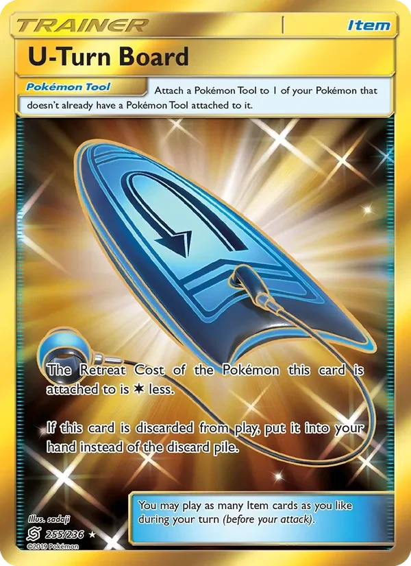 U-Turn Board 255/236 Unified Minds Pokémon kaart