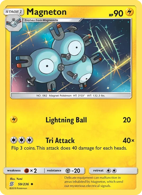 Magneton 59/236 Unified Minds Pokémon card