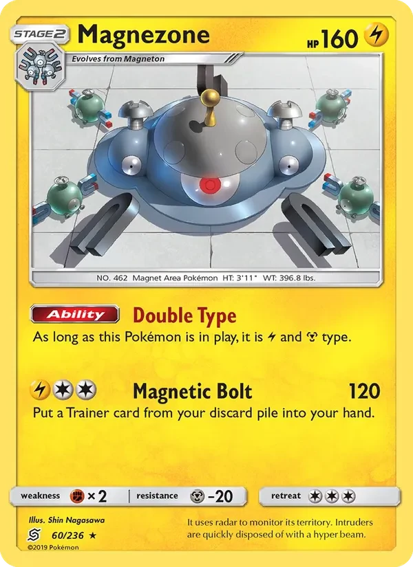 Magnezone 60/236 Unified Minds Pokémon card