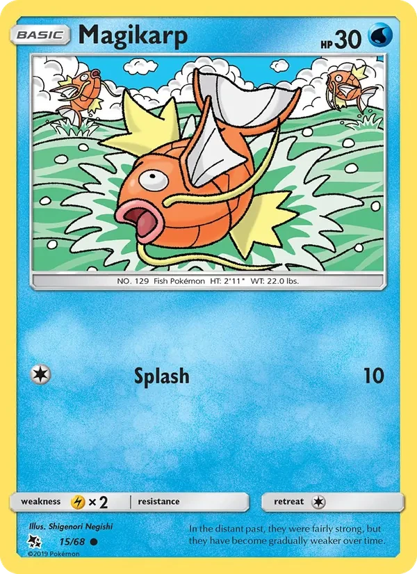 Magikarp 15/68 Hidden Fates Pokémon card