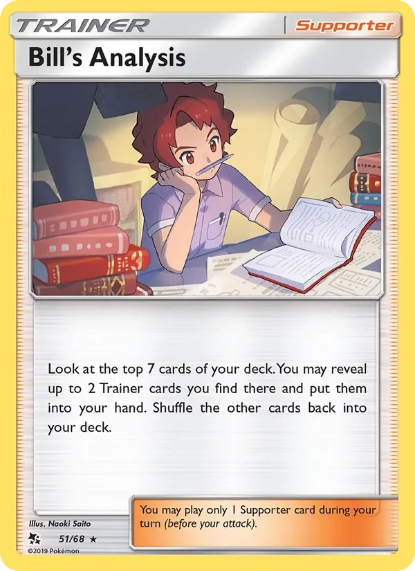 Bill’s Analysis 51/68 Hidden Fates Pokémon card