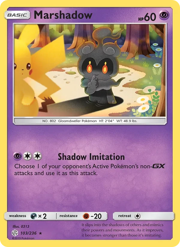 Carte Pokémon Marshadow 103/236 Cosmic Eclipse