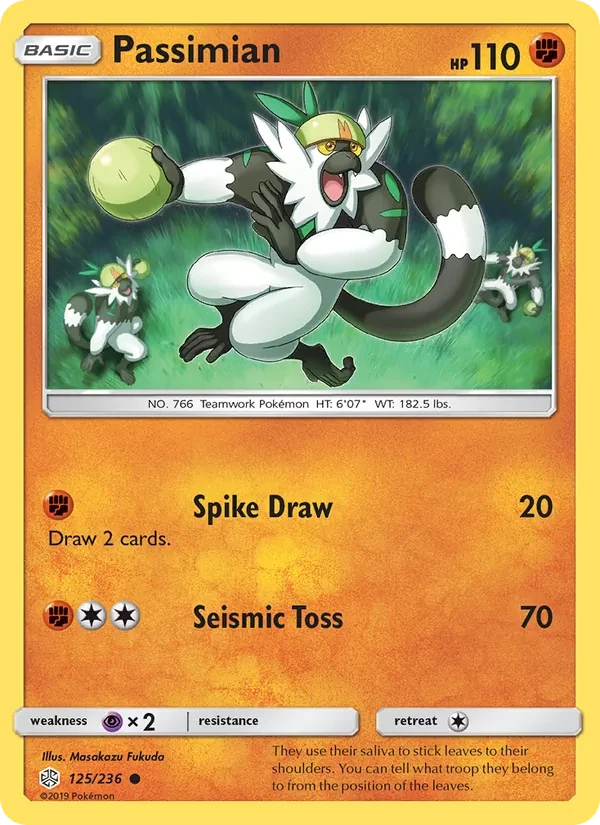 Passimian 125/236 Cosmic Eclipse Pokémon Karte