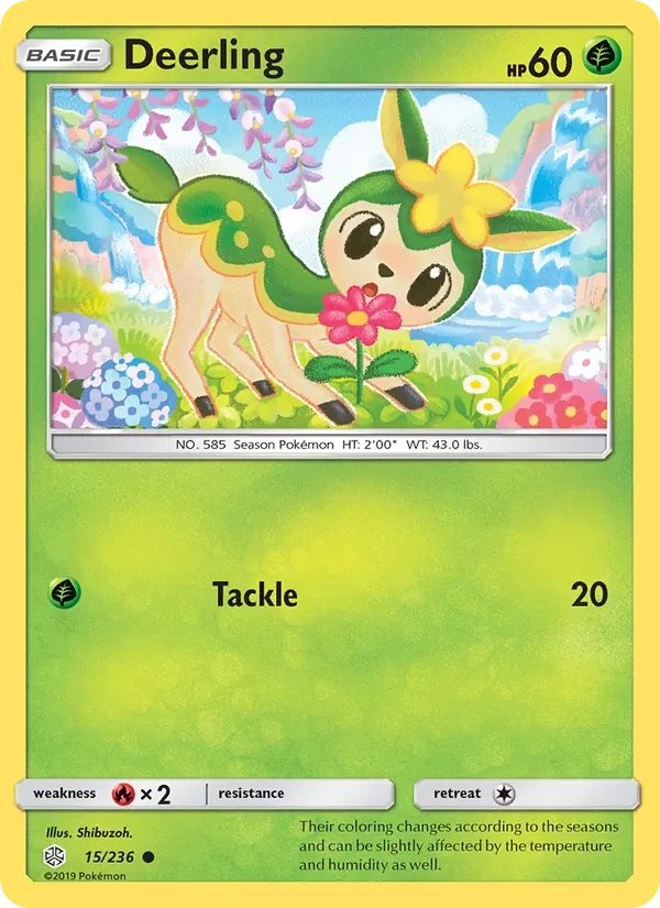 Deerling 15/236 Cosmic Eclipse Pokémon card