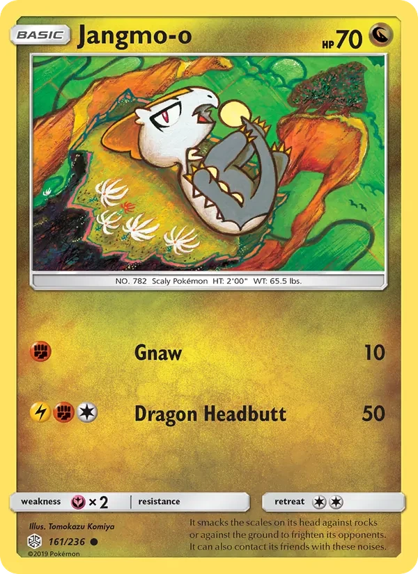 Jangmo-o 161/236 Cosmic Eclipse Pokémon card