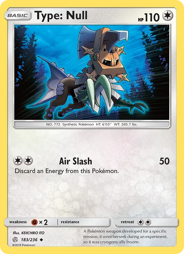 Type: Null 183/236 Cosmic Eclipse Pokémon kaart