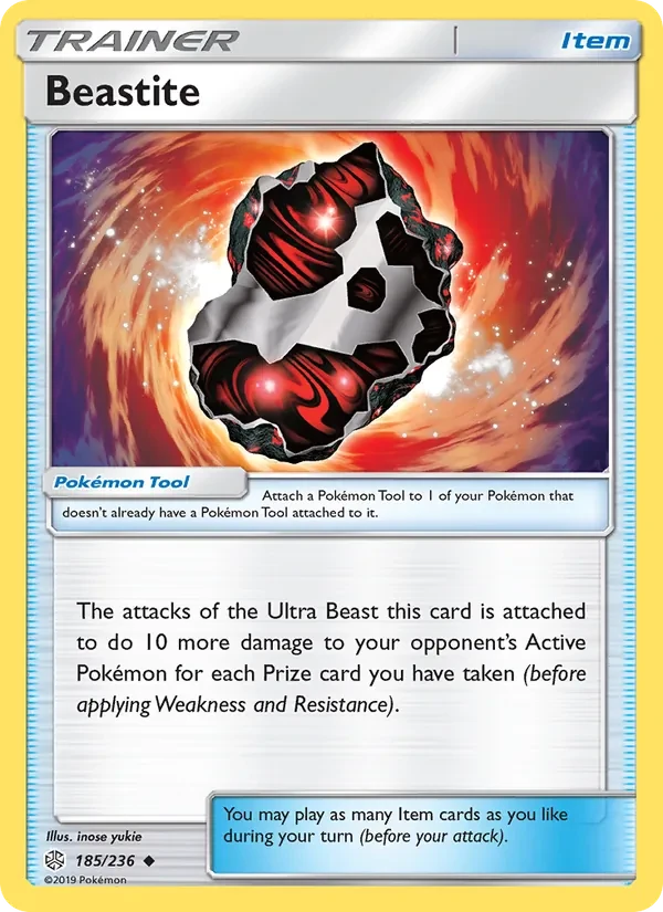 Beastite 185/236 Cosmic Eclipse Pokémon card