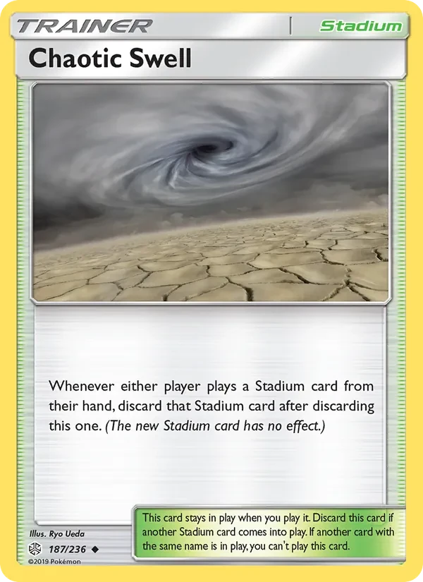 Chaotic Swell 187/236 Cosmic Eclipse Pokémon card