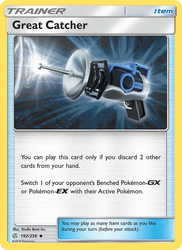 Great Catcher 192/236 Cosmic Eclipse Pokémon card