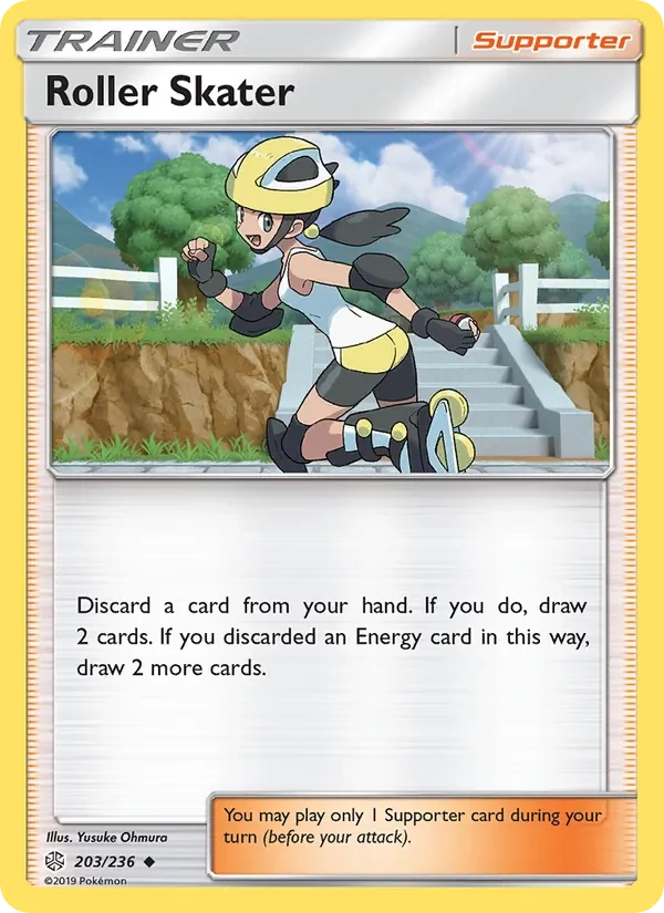Roller Skater 203/236 Cosmic Eclipse Pokémon card