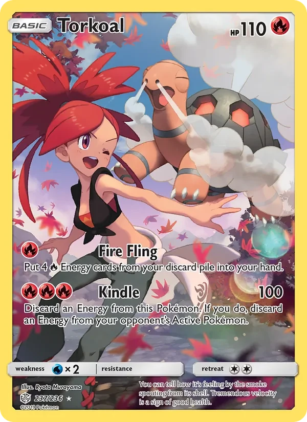 Torkoal 237/236 Cosmic Eclipse Pokémon card