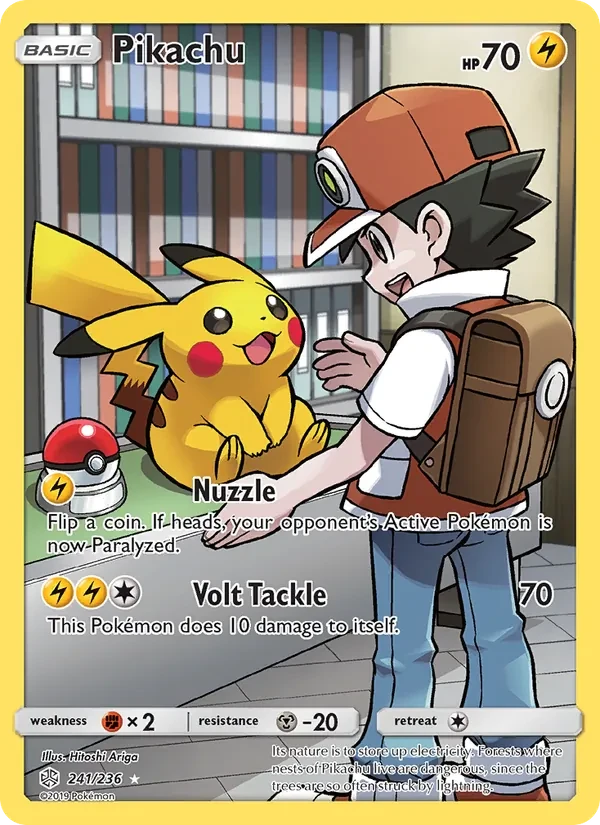 Carte Pokémon Pikachu 241/236 Cosmic Eclipse