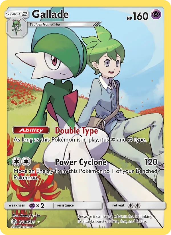 Carta Pokémon Gallade 244/236 Cosmic Eclipse