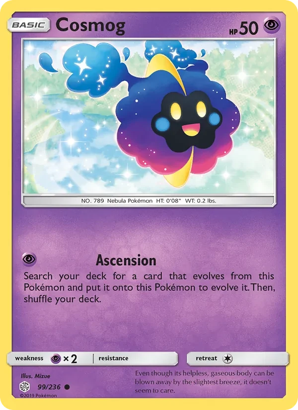 Carta Pokémon Cosmog 99/236 Cosmic Eclipse
