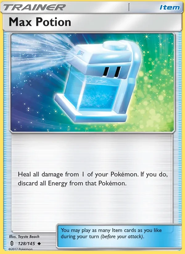 Max Potion 128/145 Guardians Rising Pokémon card