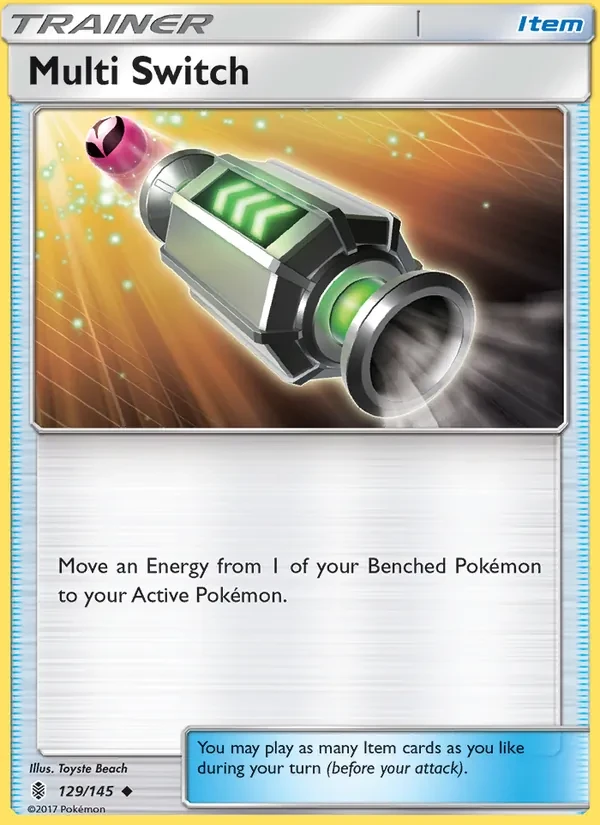 Multi Switch 129/145 Guardians Rising Pokémon Karte
