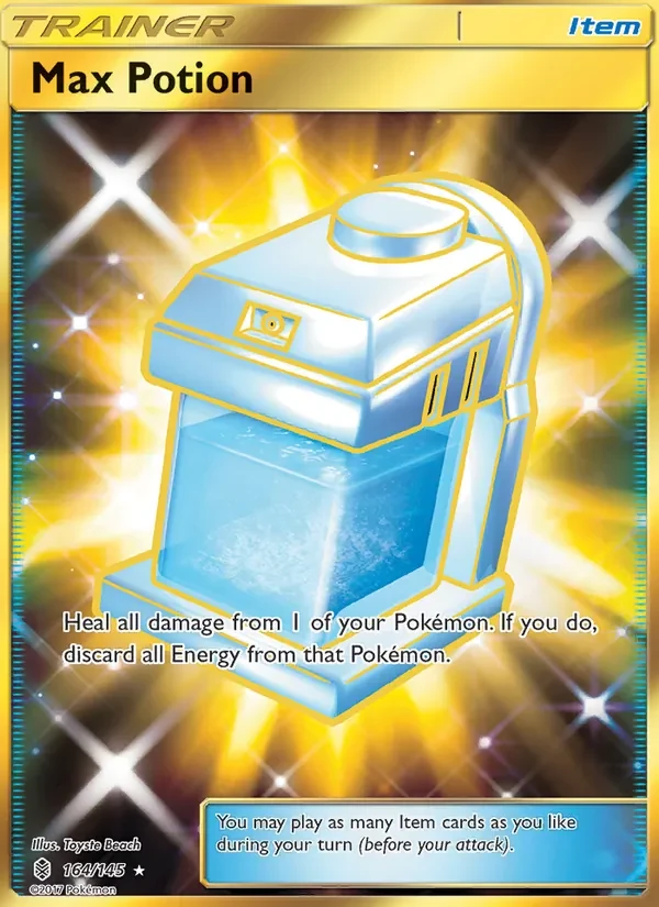 Max Potion 164/145 Guardians Rising Pokémon card