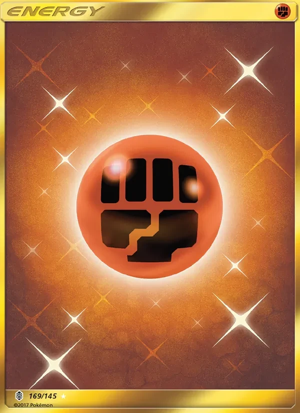 Fighting Energy 169/145 Guardians Rising Pokémon card