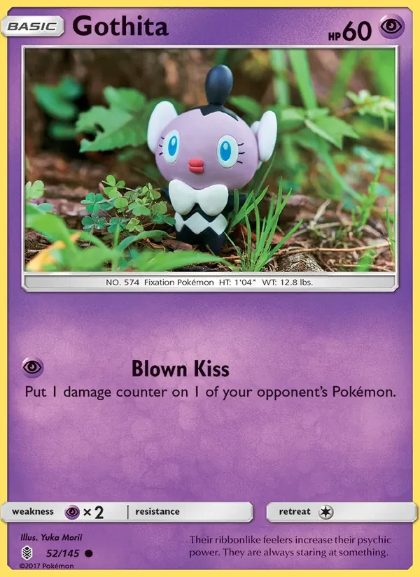 Gothita 52/145 Guardians Rising Pokémon card