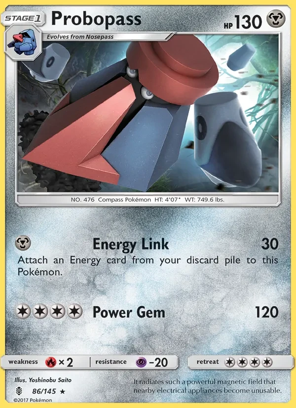 Probopass 86/145 Guardians Rising Pokémon card