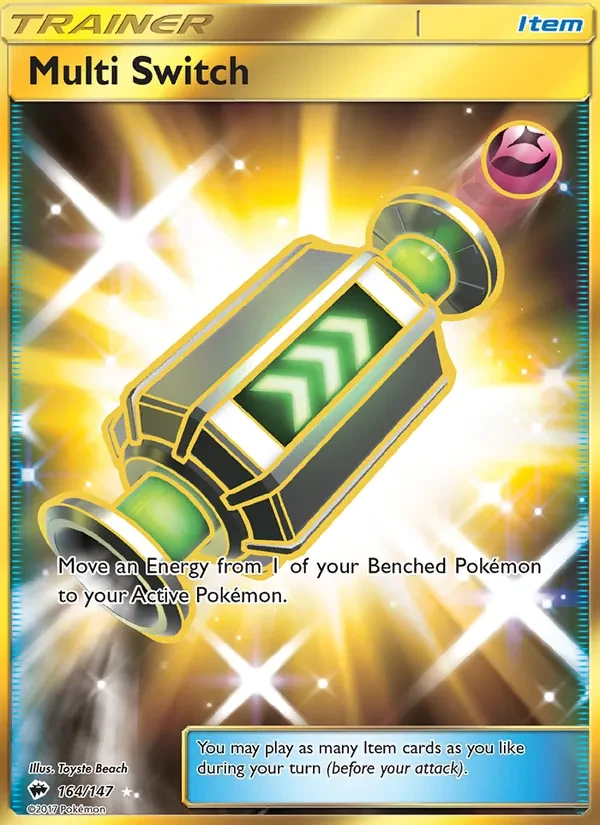 Multi Switch 164/147 Burning Shadows Pokémon card