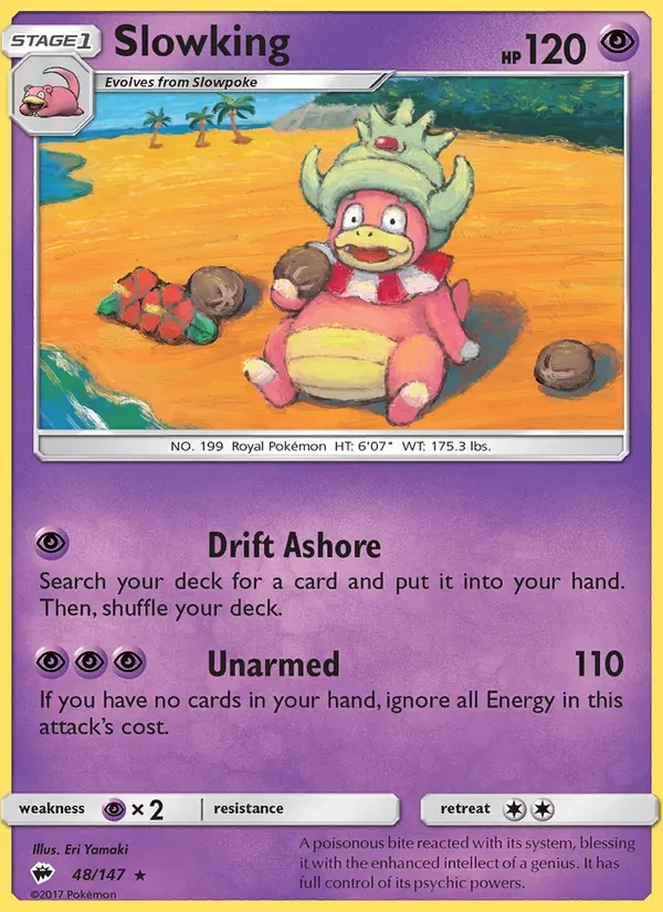 Slowking 48/147 Burning Shadows Pokémon card
