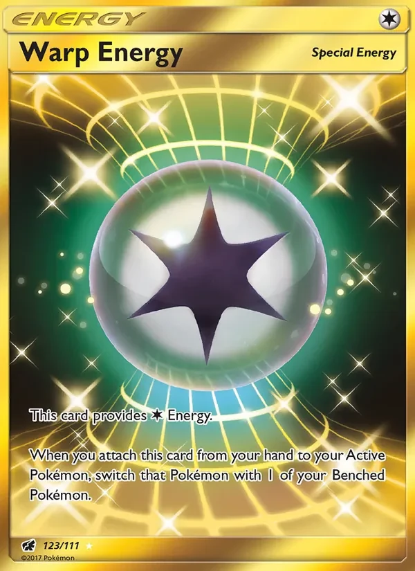 Warp Energy 123/111 Crimson Invasion Pokémon Karte