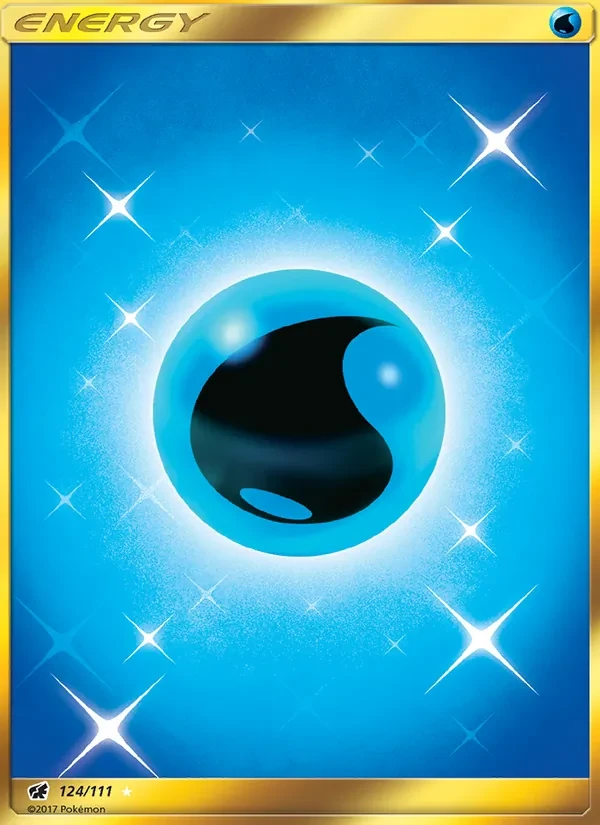 Water Energy 124/111 Crimson Invasion Pokémon card